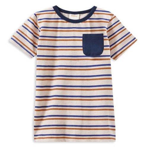 Milky Mini Stripe Pocket Tee 2-7Y